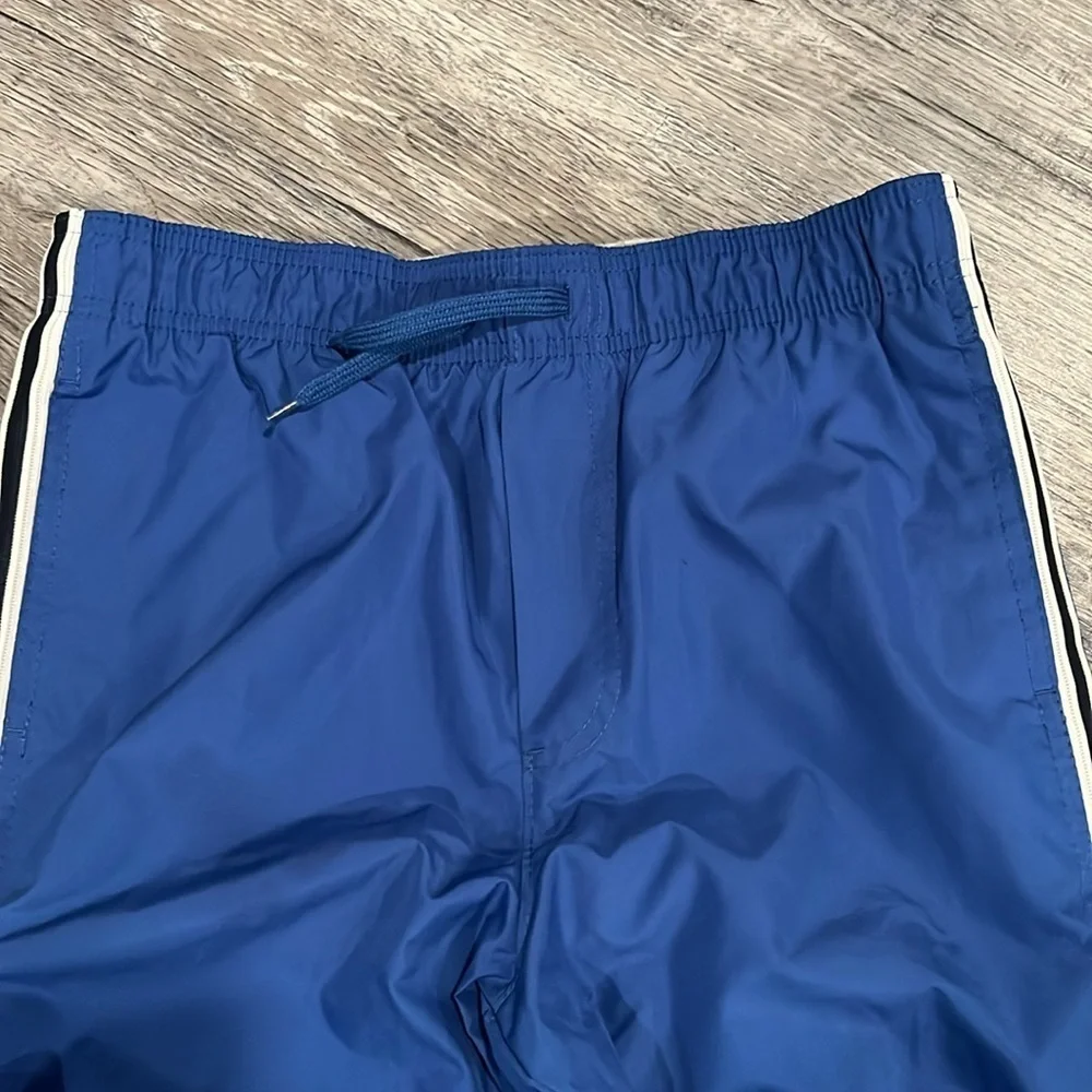 OshKosh B'gosh Boy’s Blue Joggers with White Stripes - 14